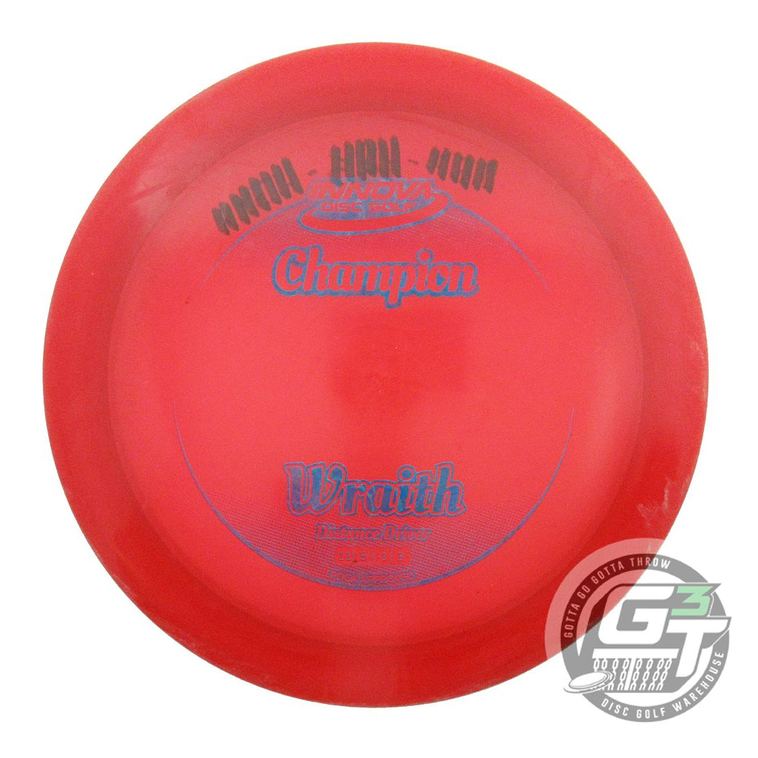 USED Innova Champion Wraith 173g Red Blue Foil Distance Driver Golf Disc