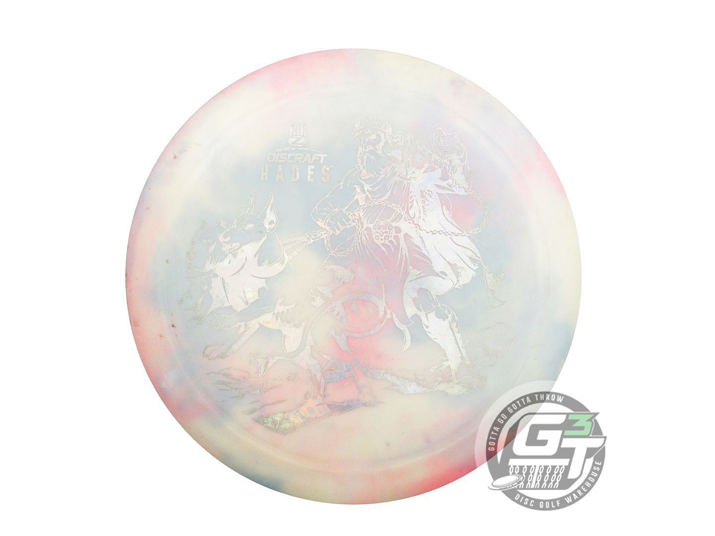 USED Discraft Big Z Hades 174g White HOME DYED Driver Golf Disc