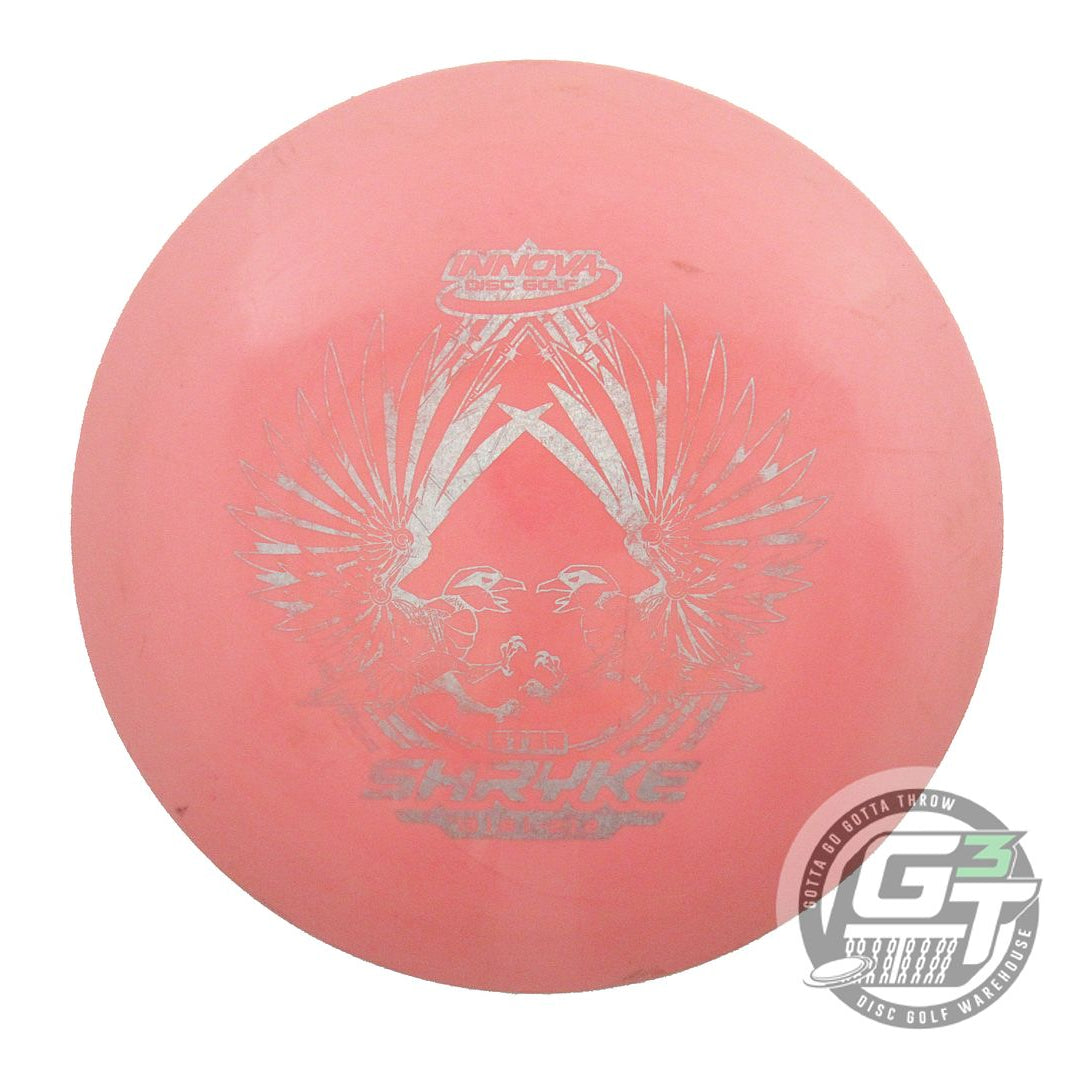 USED Innova Star Shryke 175g Pink Silver Glitter Foil Distance Driver Golf Disc