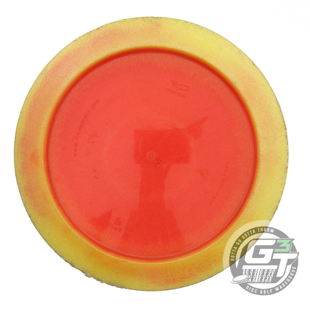 USED Yikun Disc Golf Glaze She Gong 174g Orange-Red Distance Driver Golf Disc
