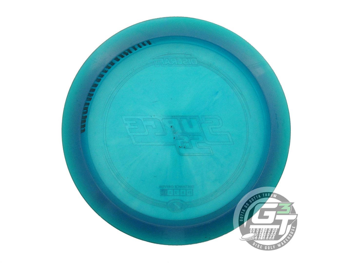 USED Discraft Z Surge SS 174g Teal Copper Weave Foil Distance Driver Golf Disc