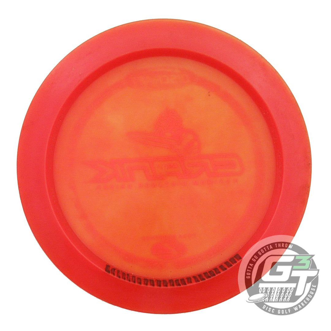 USED Discraft Z Crank 175g Red White Stamp Distance Driver Golf Disc