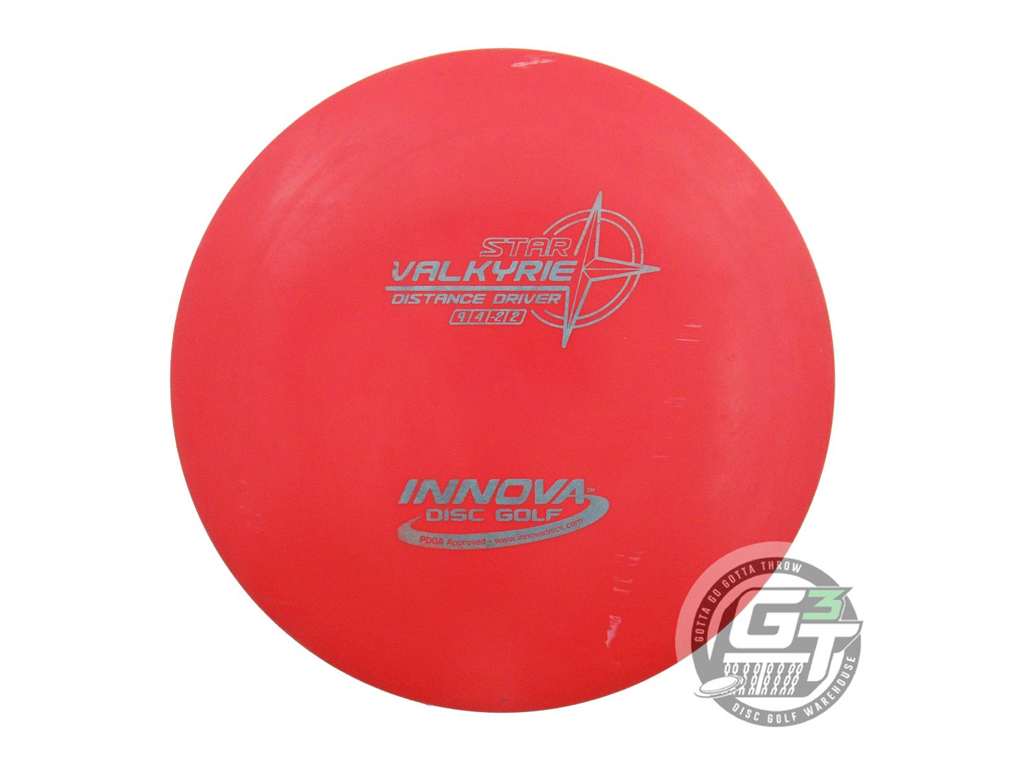 USED Innova Star Valkyrie 175g Red Teal Shatter Foil Distance Driver Golf Disc