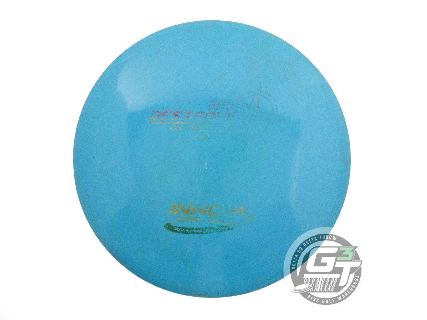 USED Innova Star Destroyer 175g Teal Rasta Foil Distance Driver Golf Disc