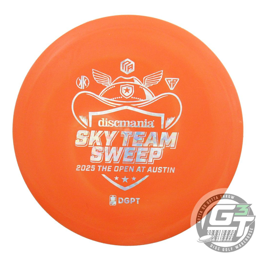 Discmania Limited Edition Triumph Series Sky Team Sweep Anttila / Klein / Buhr 2025 The Open at Austin Swirl D-Line Flex 2 FD Fairway Driver Golf Disc (Individually Listed)