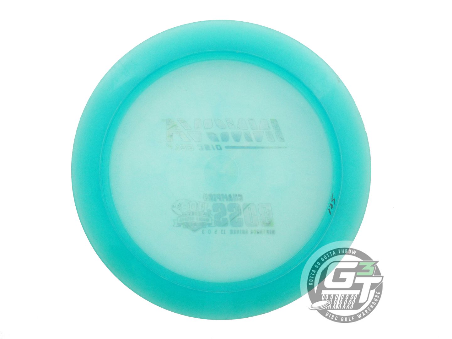 USED Innova Champion Boss 175g Seafoam Cheetah Foil Distance Driver Golf Disc