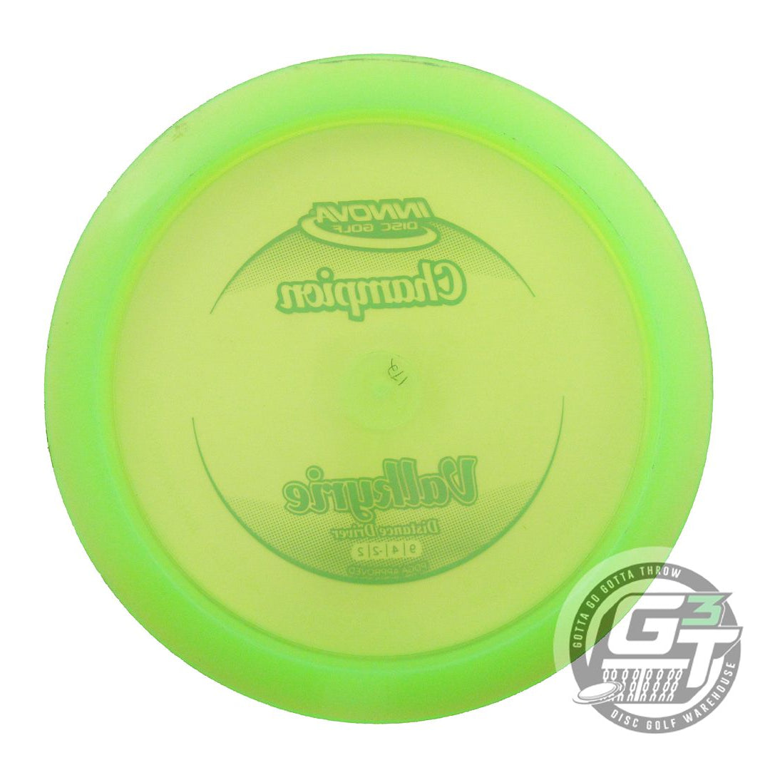 USED Innova Champion Valkyrie 172g Lime Gold Foil Distance Driver Golf Disc