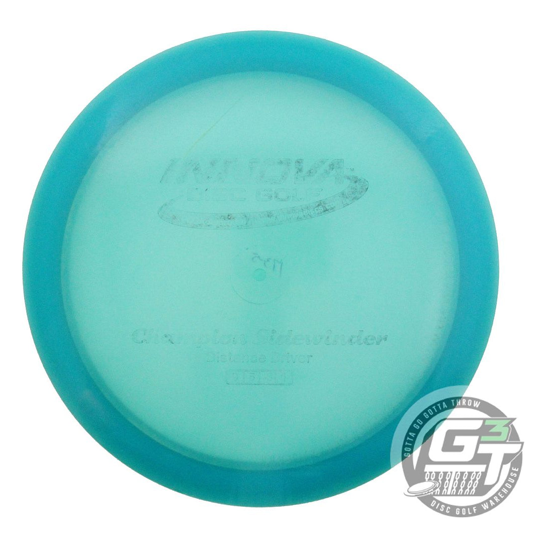 USED Innova Champion Sidewinder 173g Teal Wiped Stamp Distance Driver Golf Disc
