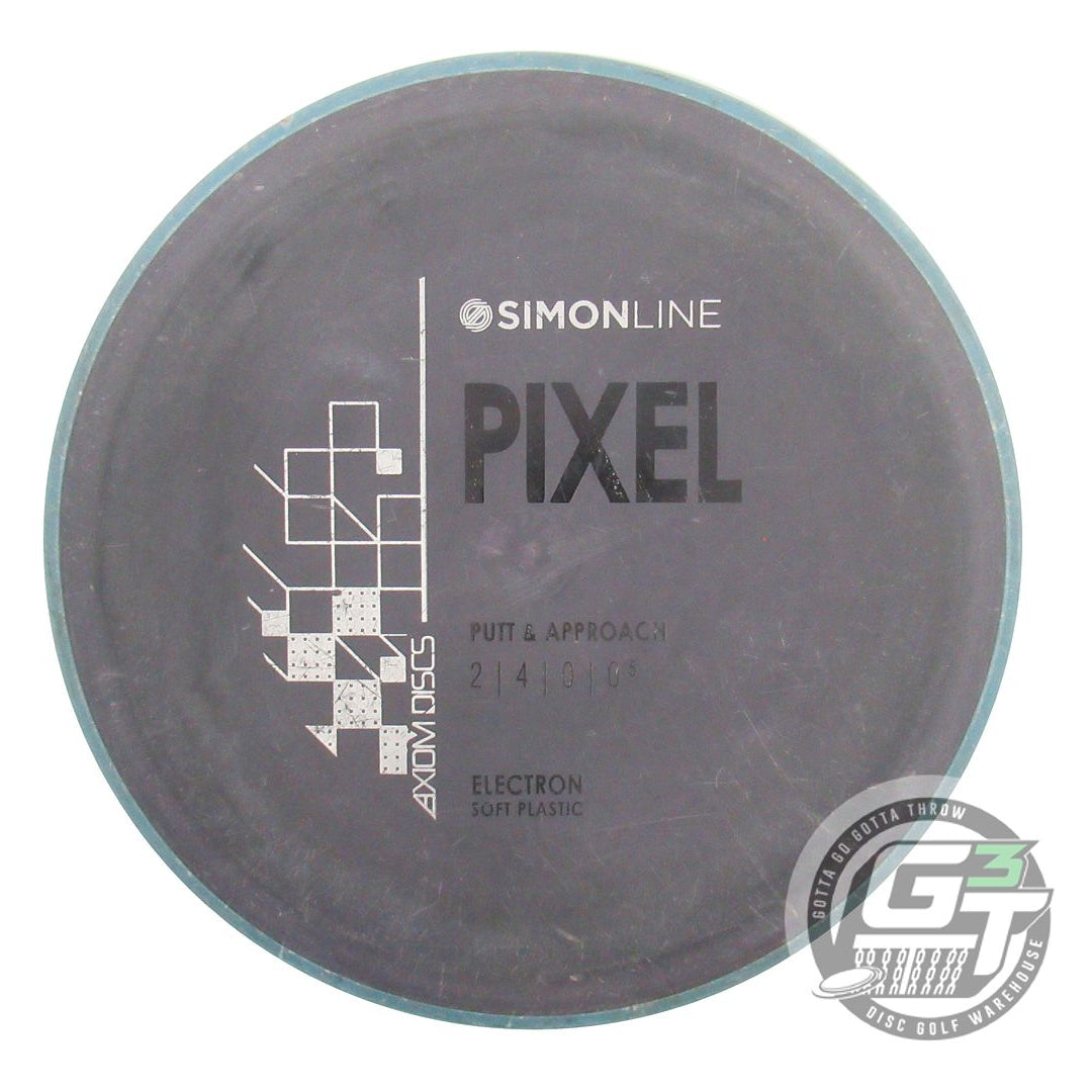USED Axiom Discs Electron Soft Pixel 175g Black Blue Rim Putter Golf Disc