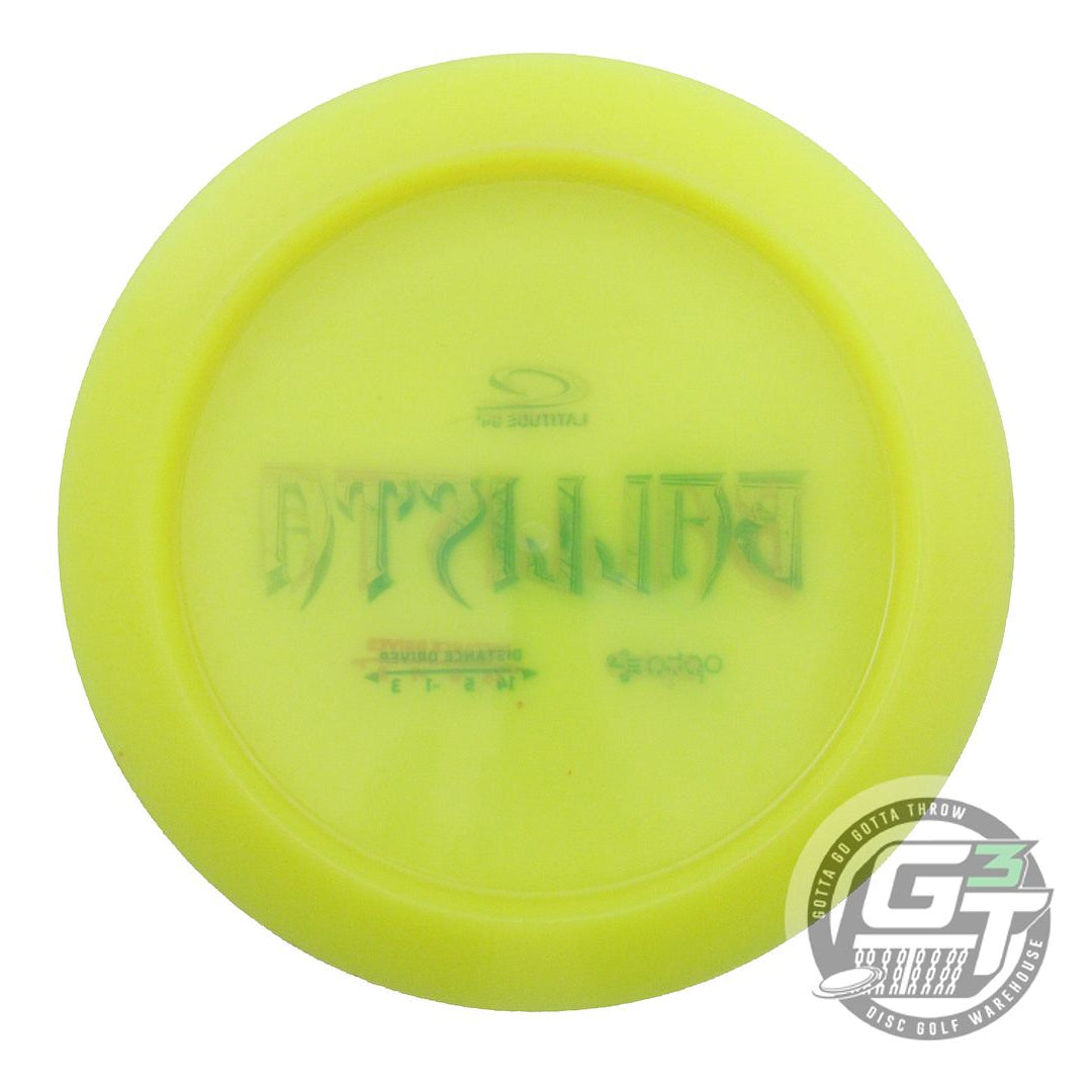 USED Latitude 64 X-OUT Opto Ballista 169g Yellow Distance Driver Golf Disc