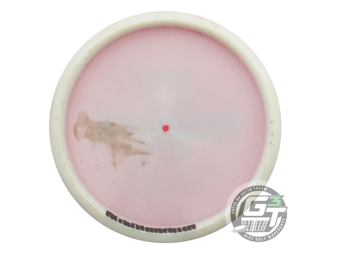 USED Hooligan Discs Bravo Flip 180g White-Pink Blue Foil Midrange Golf Disc