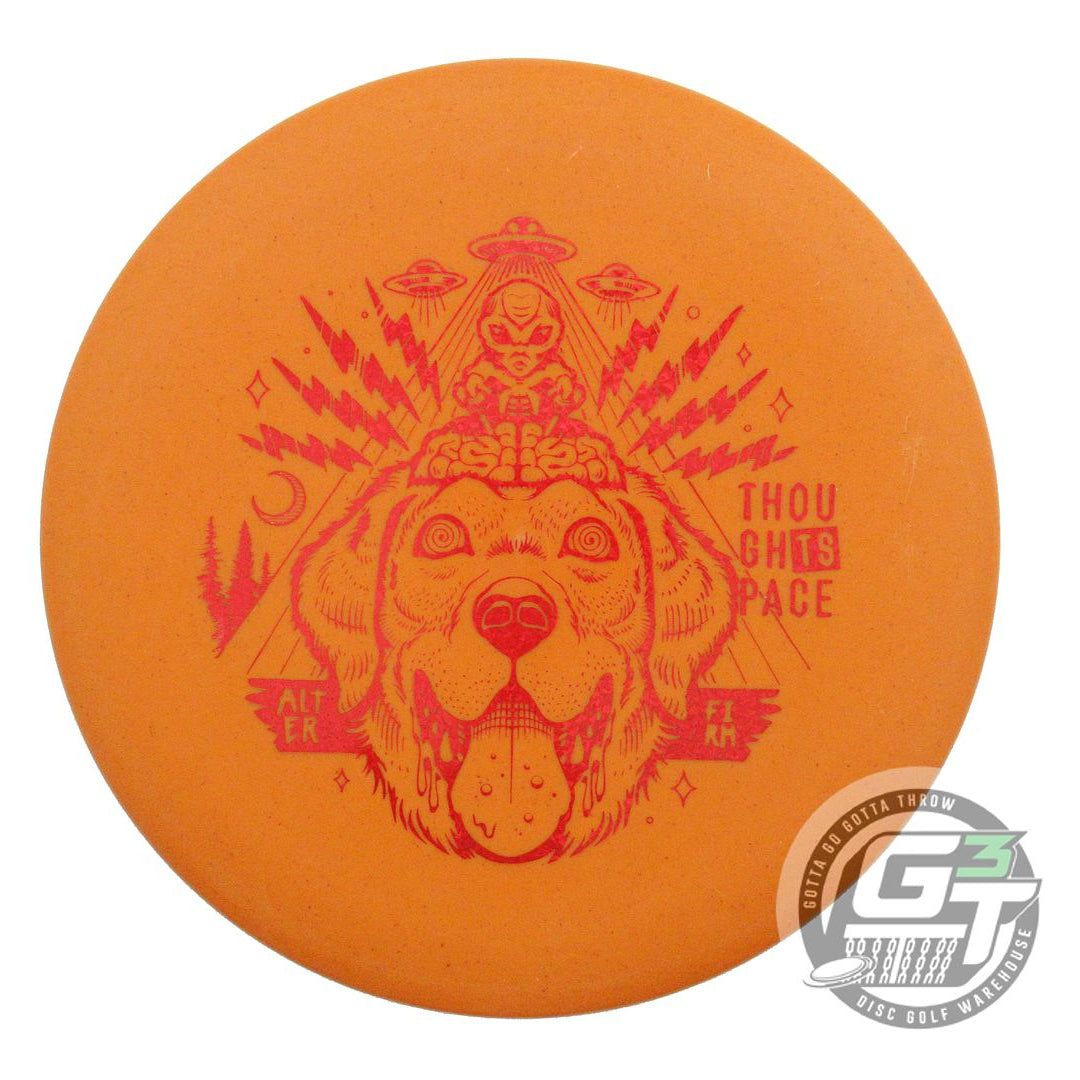 NOS Thought Space Nerve Firm Alter 174g Orange Red Shatter Foil Putter Golf Disc