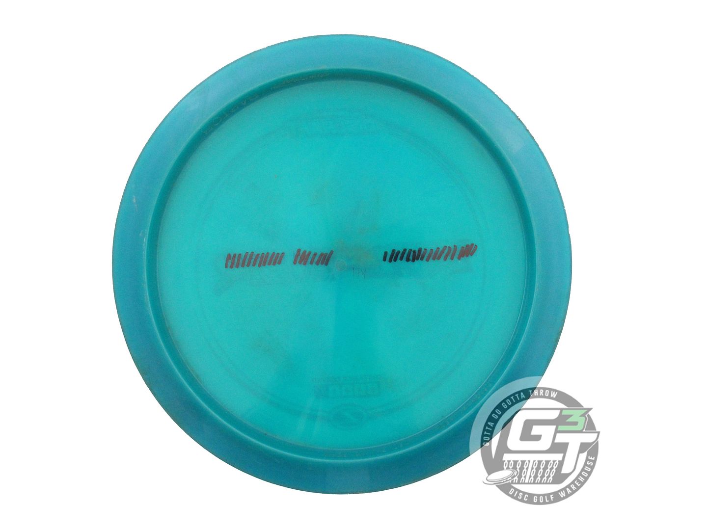USED Discraft Z Raptor 174g Teal Silver Glitter Foil Distance Driver Golf Disc