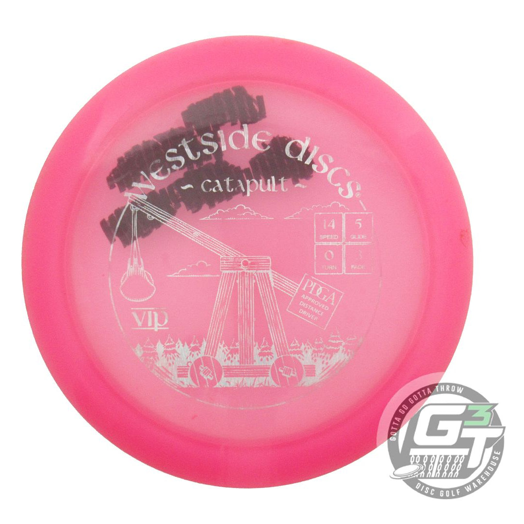 USED Westside Discs VIP Catapult 171g Pink Holo Foil Distance Driver Golf Disc