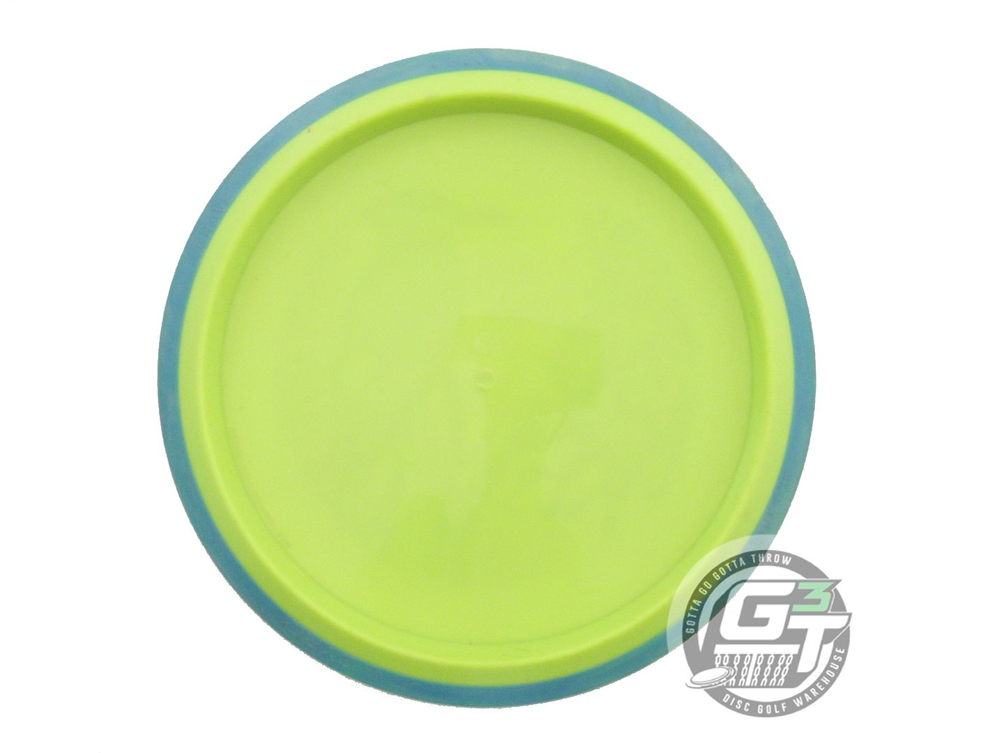 USED Axiom Discs EARTH DAY Fission Crave 164g Yellow Teal Rim Driver Golf Disc