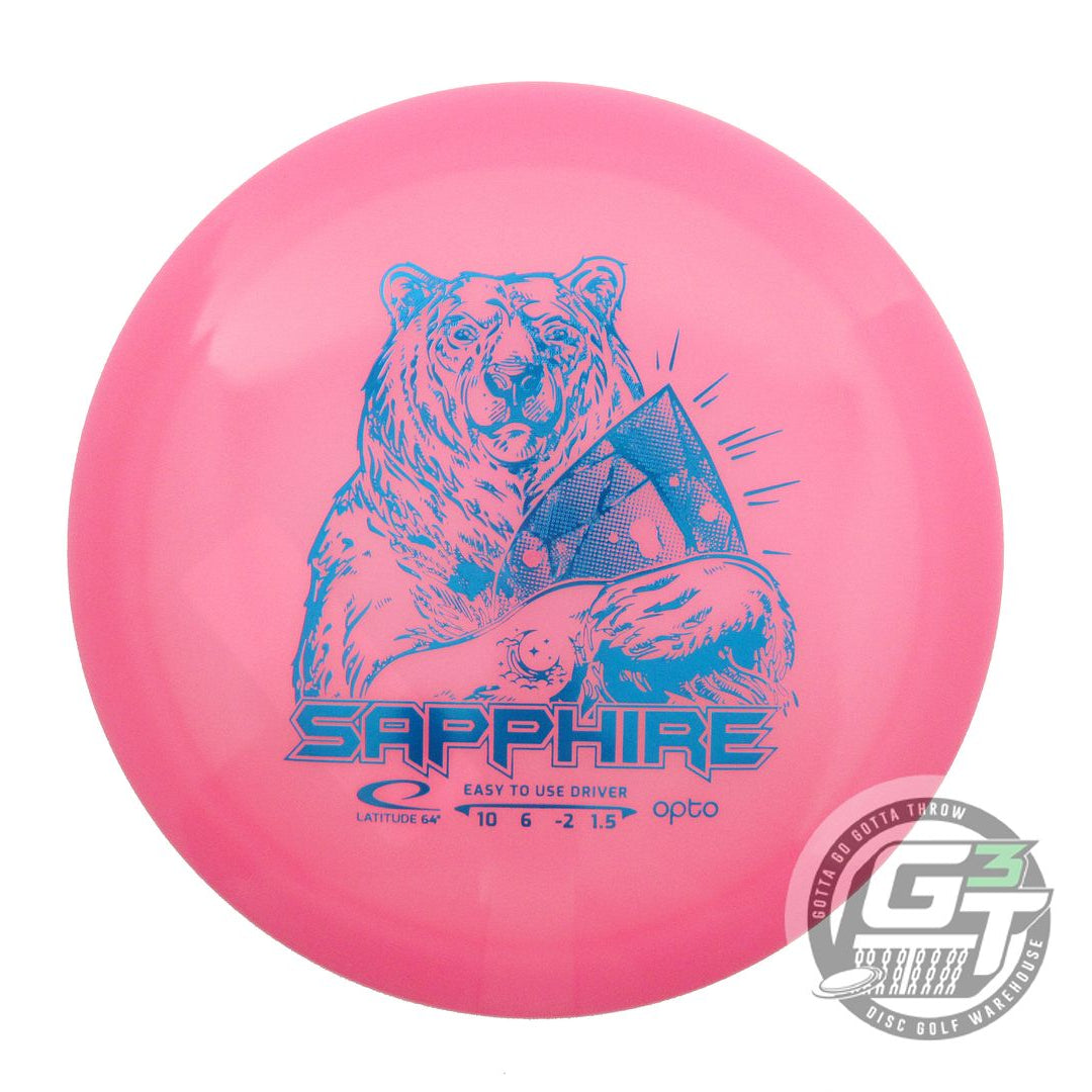 Latitude 64 Moonshine Glow Opto Sapphire Distance Driver Golf Disc (Individually Listed)