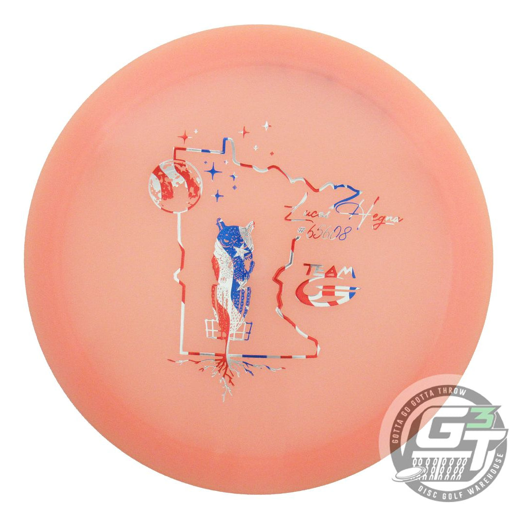 NOS Gateway Hyper-Diamond Blade 173g Peach Flag Foil Fairway Driver Golf Disc
