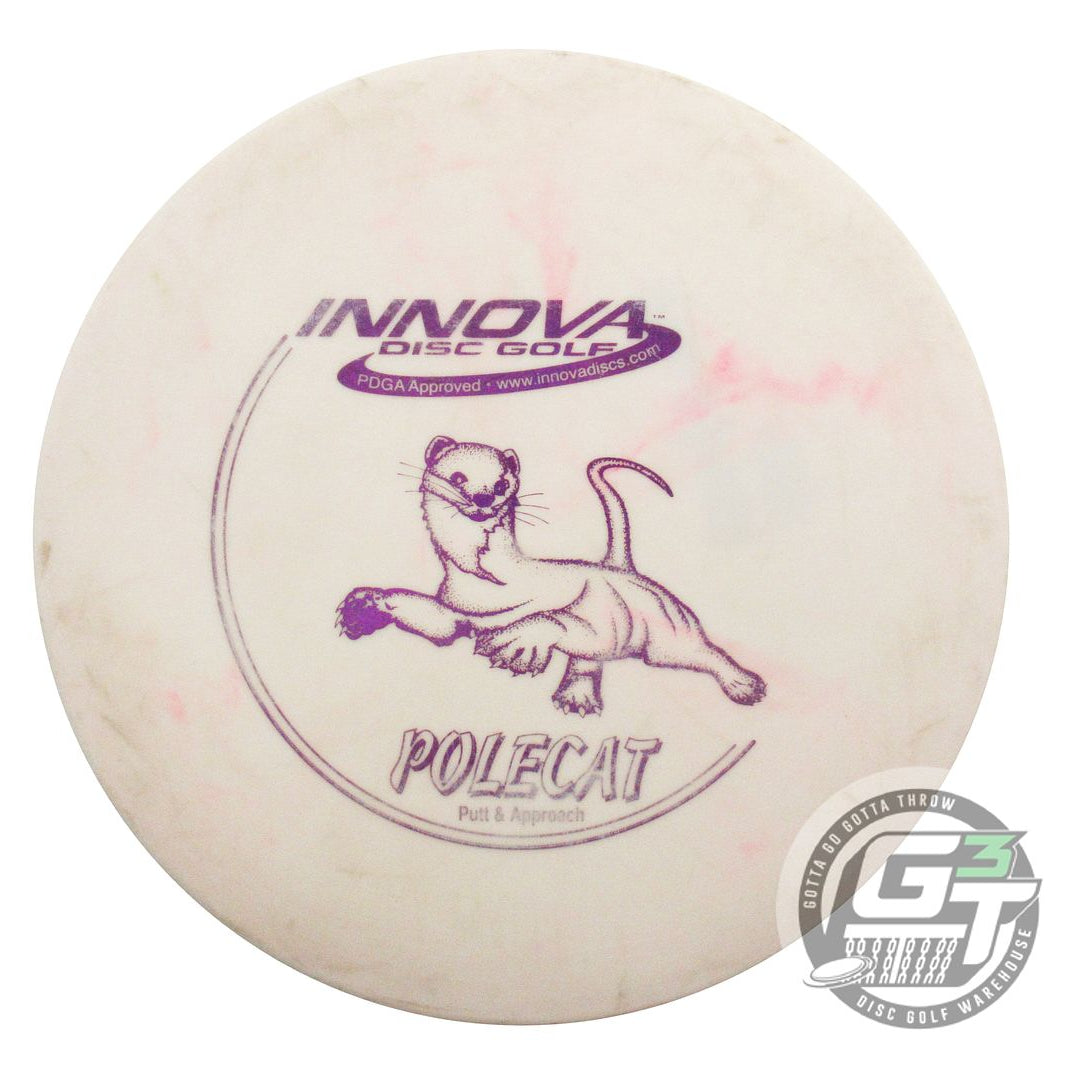 USED Innova DX Polecat 172g White Purple Foil PFN GUMMY Putter Golf Disc