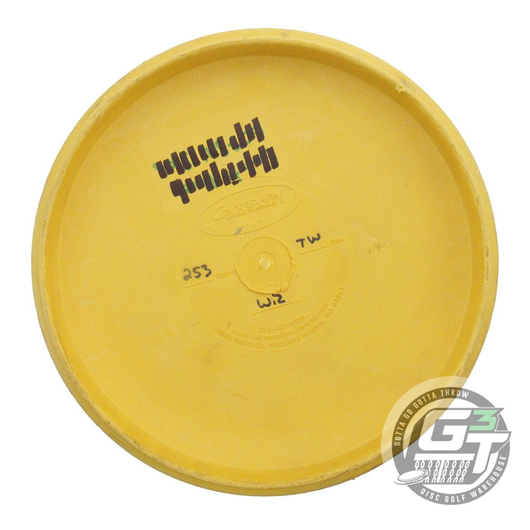 USED Gateway TRAINING WEIGHT SureGrip Wizard 253g Yellow Silver Foil Putter Disc