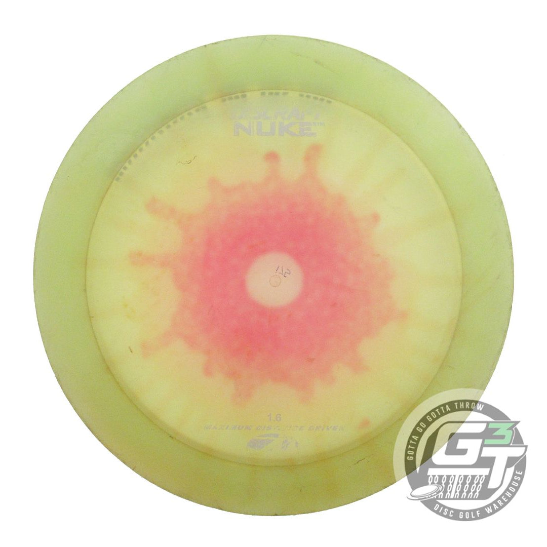 USED Discraft FlyDye Z Nuke 175g Yellow Burst Distance Driver Golf Disc