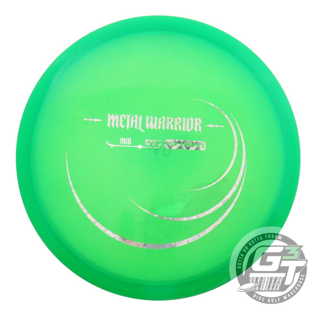 USED Innova METAL WARRIOR Champion MD3 180g Green Holo Foil Midrange Golf Disc