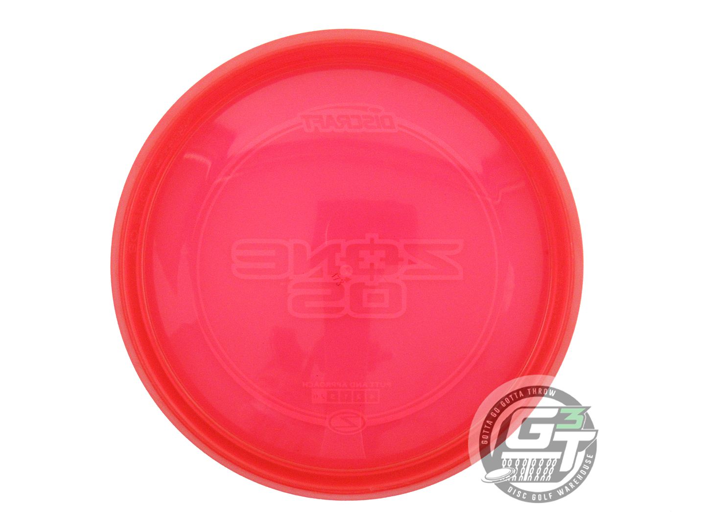 USED Discraft Z Zone OS 178g Red White Stamp Putter Golf Disc