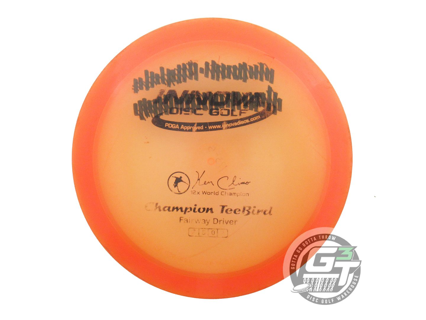 USED Innova Champion Teebird 177g Orange Black Stamp Fairway Driver Golf Disc