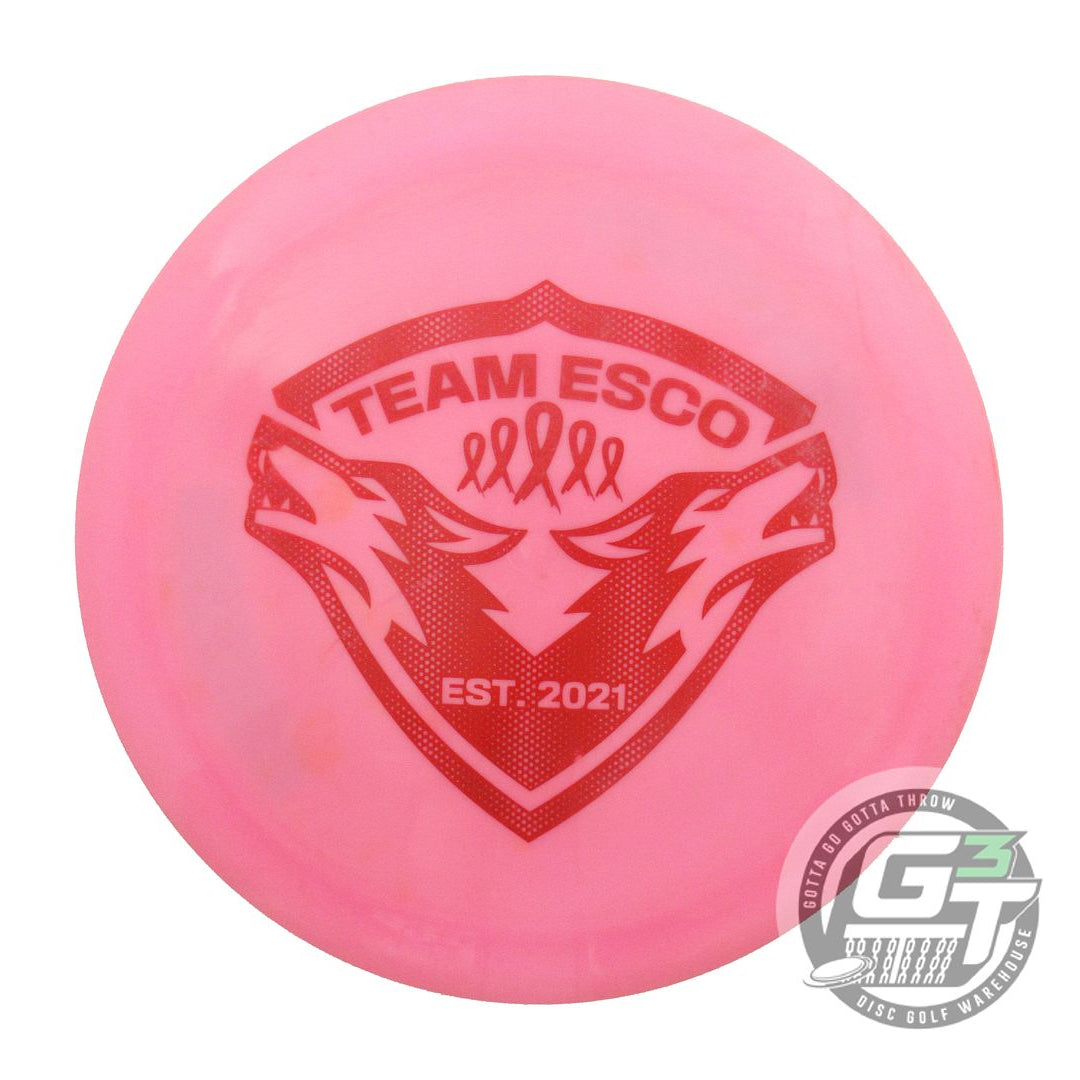USED Dynamic Discs Fuzion Raider 173g Pink Red Foil Distance Driver Golf Disc