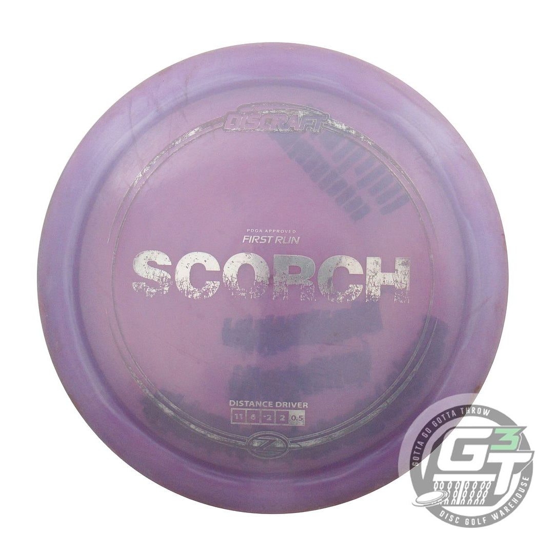 USED Discraft FIRST RUN Z Scorch 174g Purple Silver Foil Distance Driver Disc