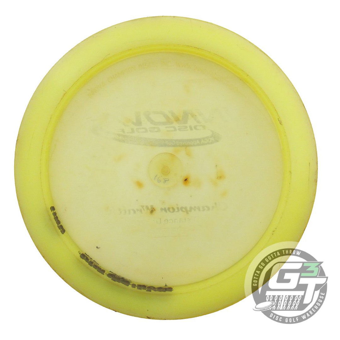 USED Innova Champion Wraith 168g Yellow Silver Foil Distance Driver Golf Disc