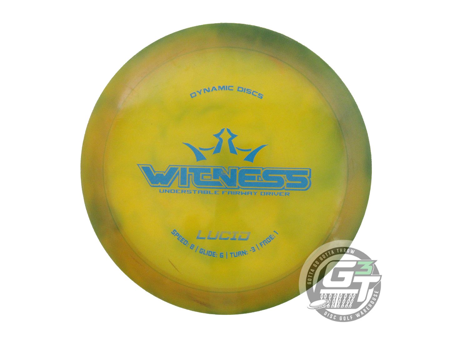 USED Dynamic Discs Lucid Witness 172g Orange HOME DYED Fairway Driver Golf Disc