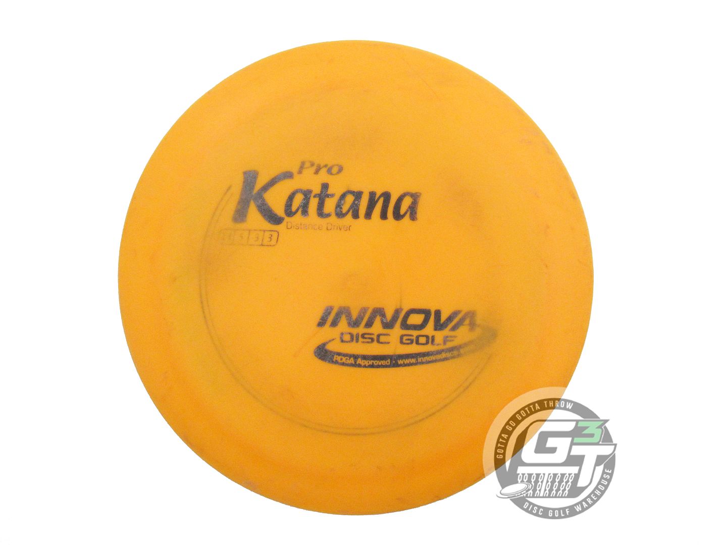 USED Innova Pro Katana 171g Orange Black Stamp Distance Driver Golf Disc