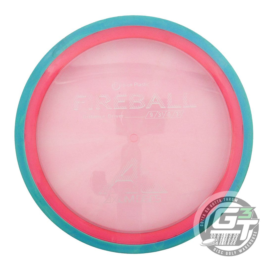 USED Axiom Discs Proton Fireball 156g Pink Teal Rim Distance Driver Golf Disc
