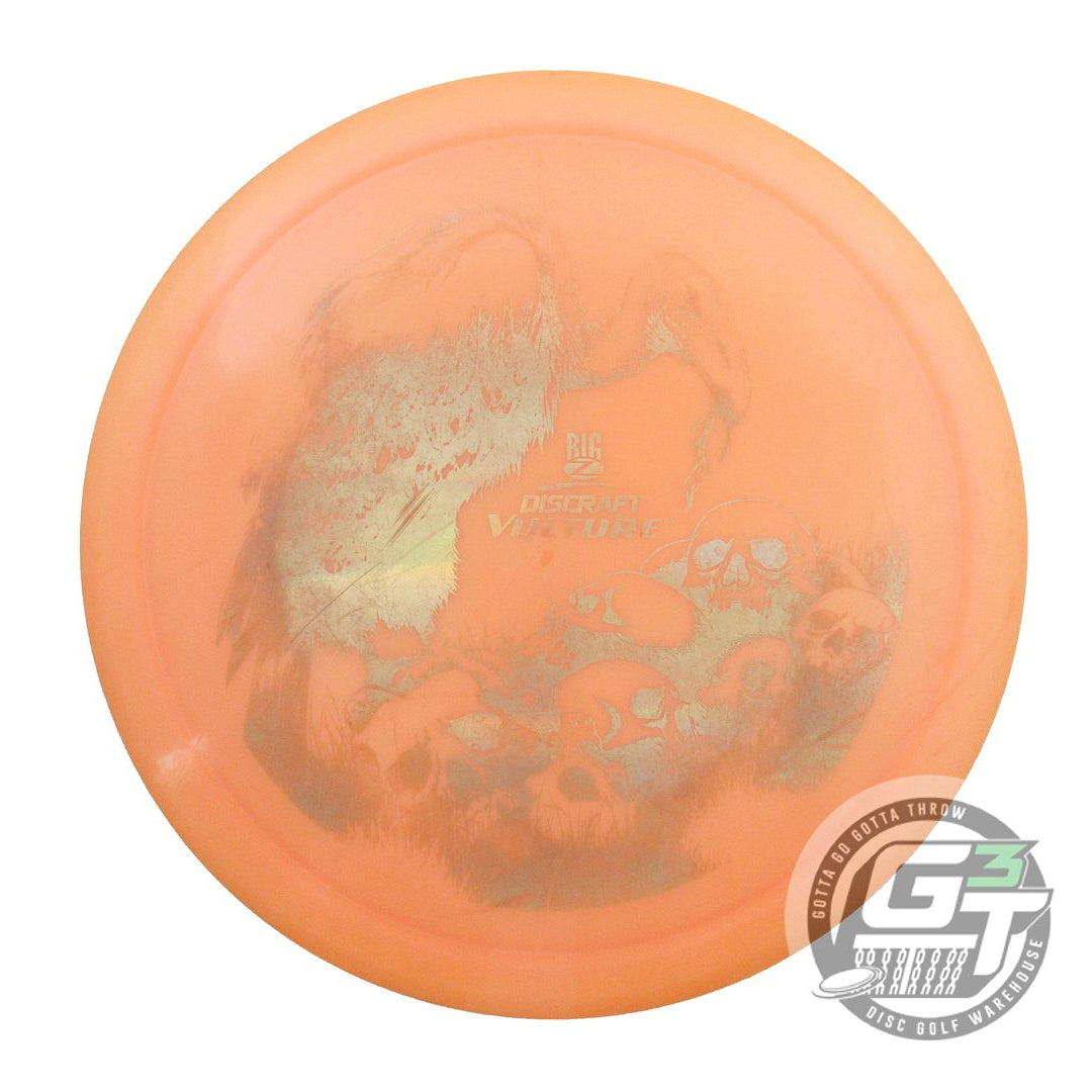 USED Discraft Big Z Vulture 176g Orange Gold Holo Foil Distance Driver Golf Disc