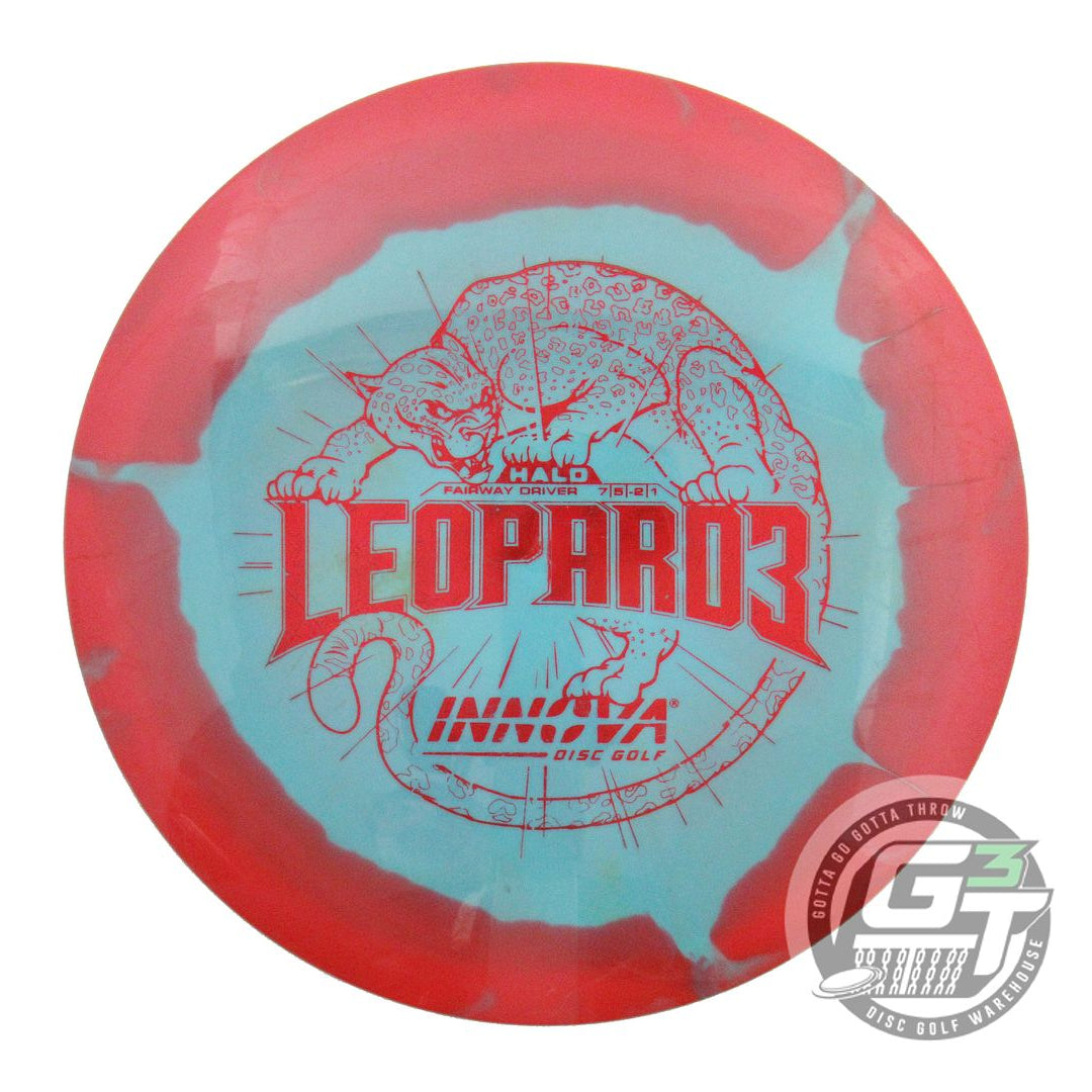 USED Innova Halo Star Leopard3 171g Red-Teal Fairway Driver Golf Disc