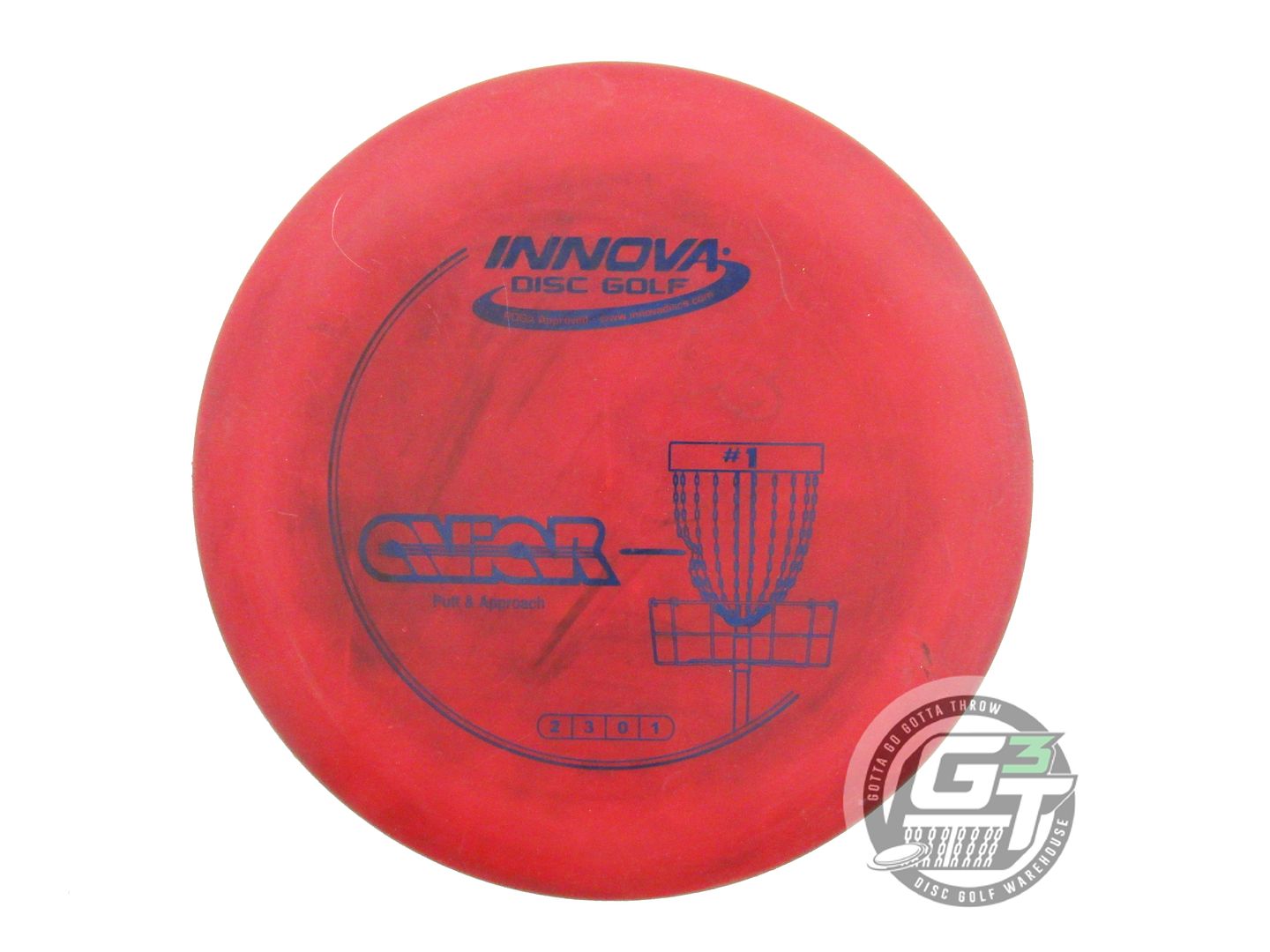 USED Innova DX Aviar 145g Red Blue Stamp Putter Golf Disc