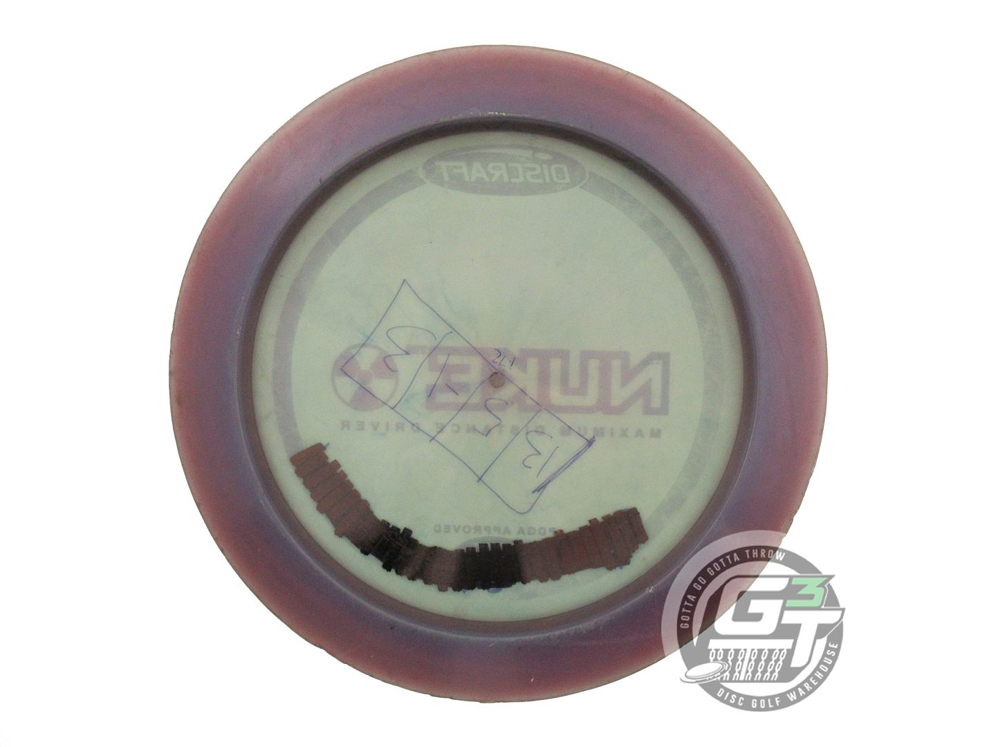USED Discraft Z Nuke 172g Purple White Stamp PFN Distance Driver Golf Disc