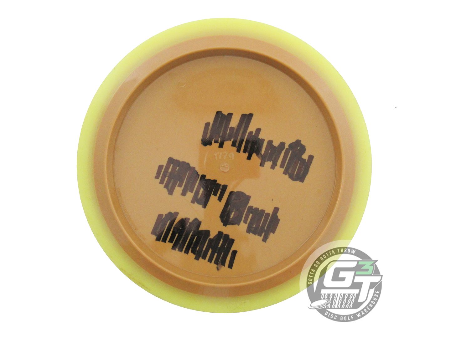 USED Axiom Discs Neutron Mayhem 172g Mustard Yellow Rim Distance Driver Disc