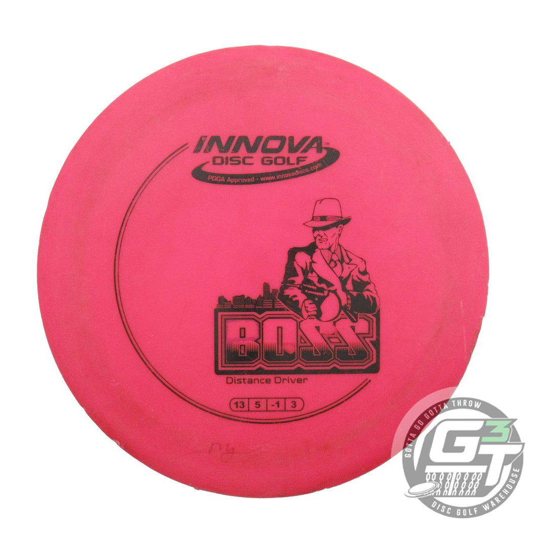 USED Innova DX Boss 170g Pink Black Stamp Distance Driver Golf Disc