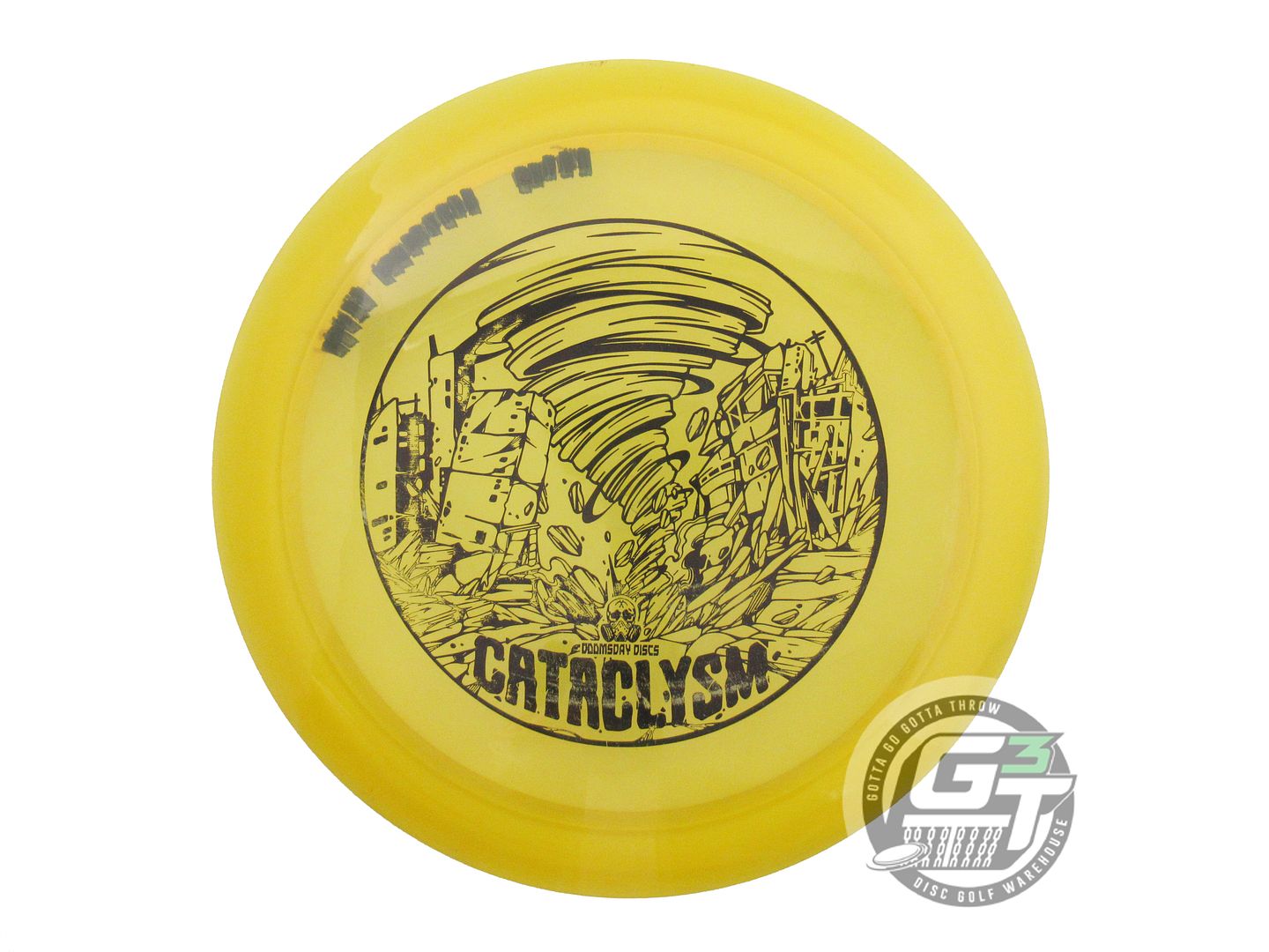 USED Doomsday Discs Isolation Cataclysm 173g Marigold Black Stamp Driver Disc
