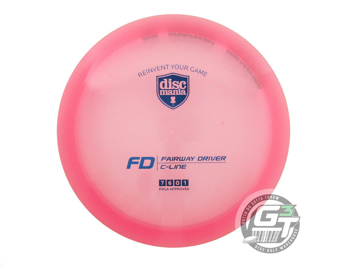 USED DiscMania C-Line FD 176g Pink Blue Foil Fairway Driver Golf Disc