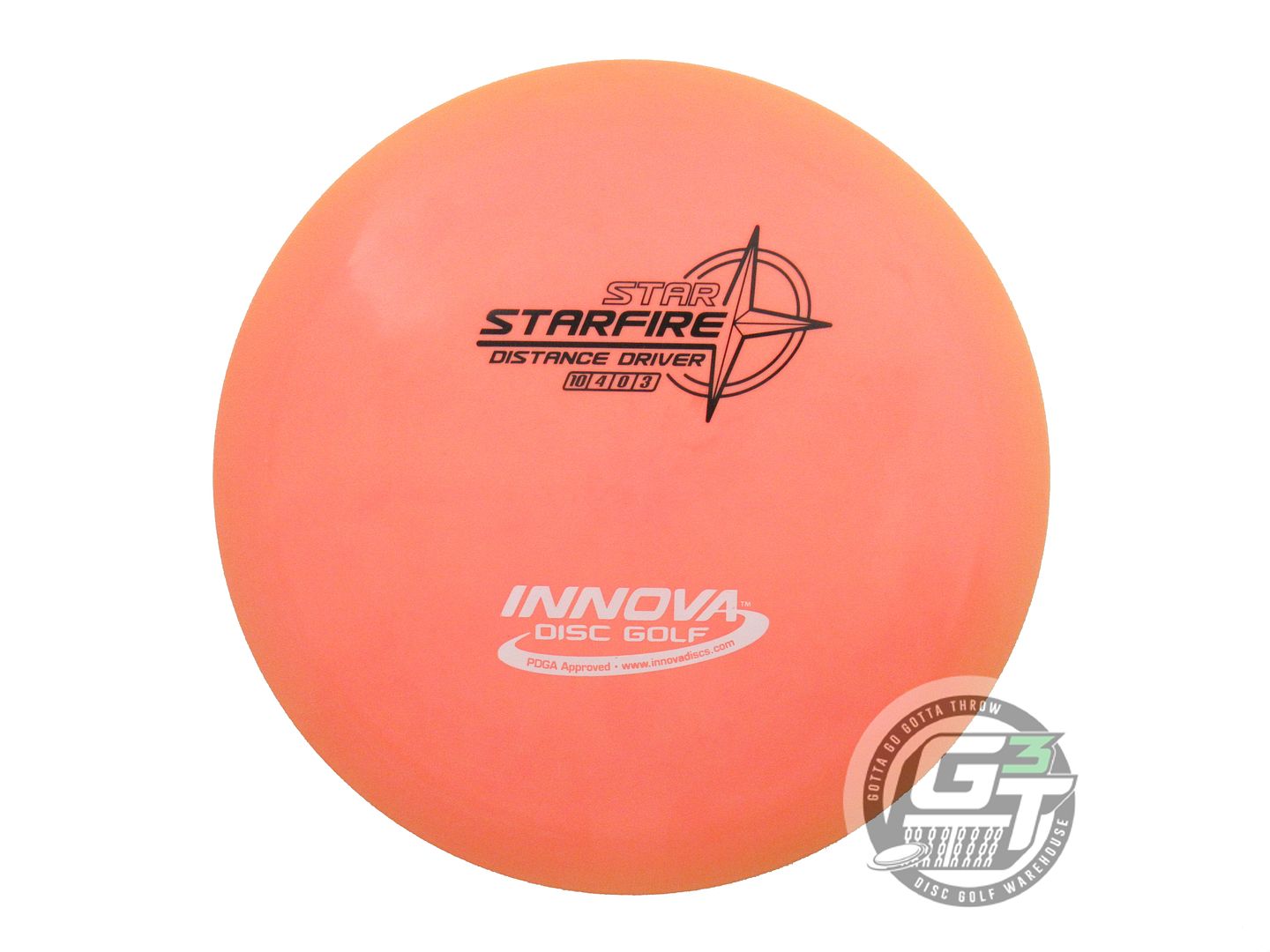 USED Innova Star Starfire 175g Coral Black & White Stamp Distance Driver Disc