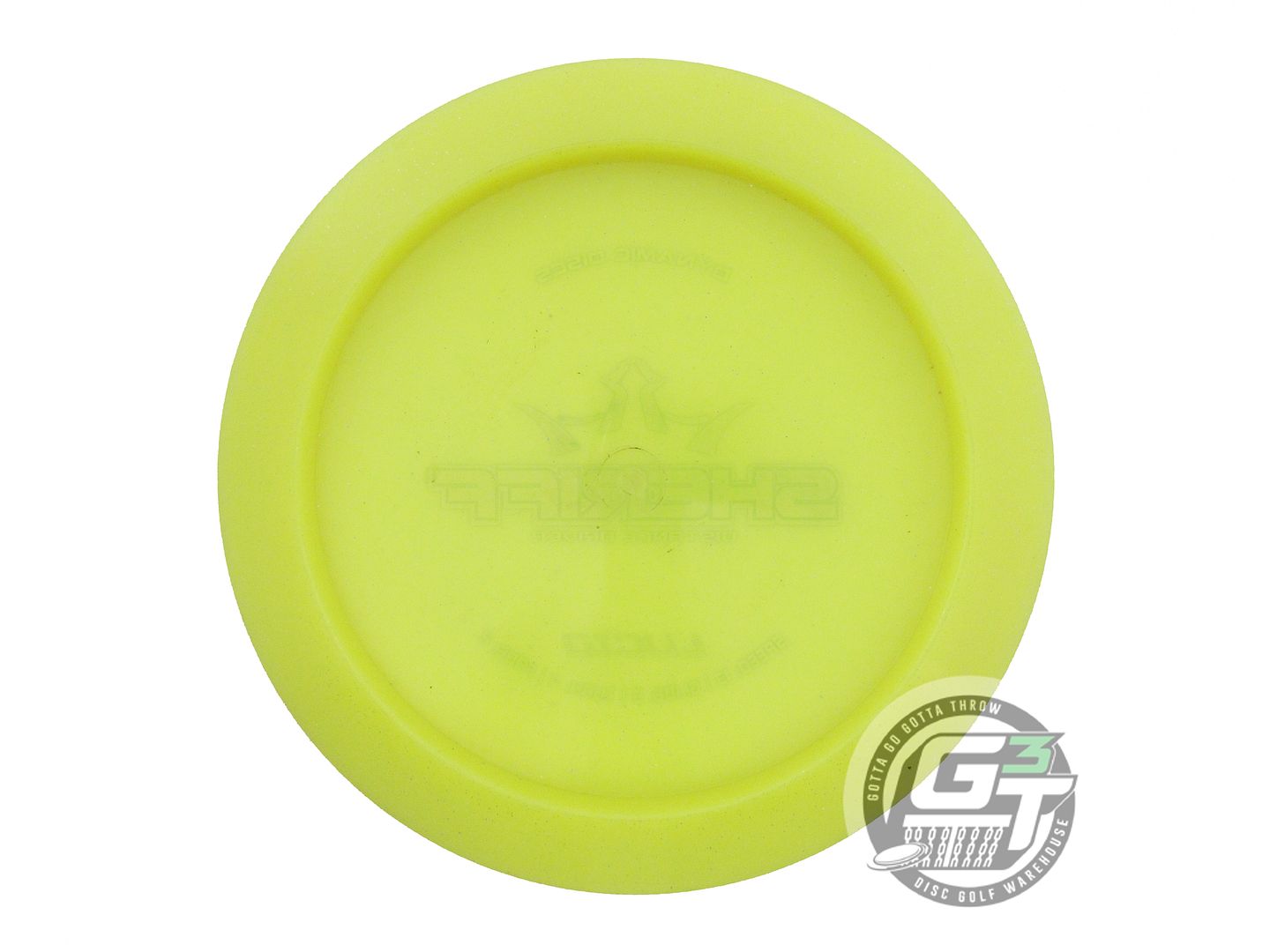 USED Dynamic Discs Lucid Sheriff 173g Yellow Green Foil Distance Driver Disc