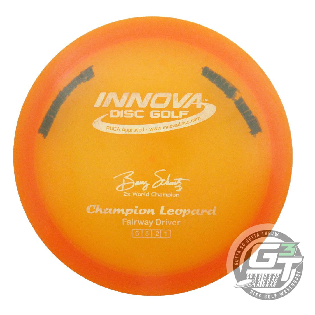 USED Innova Champion Leopard 168g Orange White Stamp Fairway Driver Golf Disc