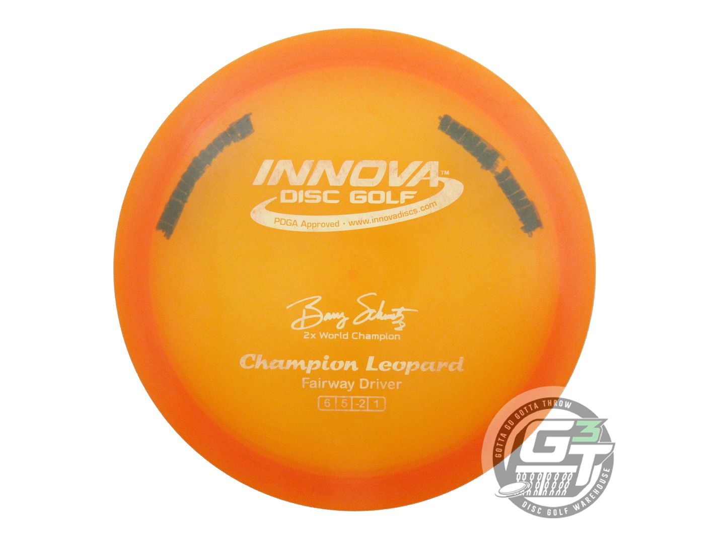 USED Innova Champion Leopard 168g Orange White Stamp Fairway Driver Golf Disc