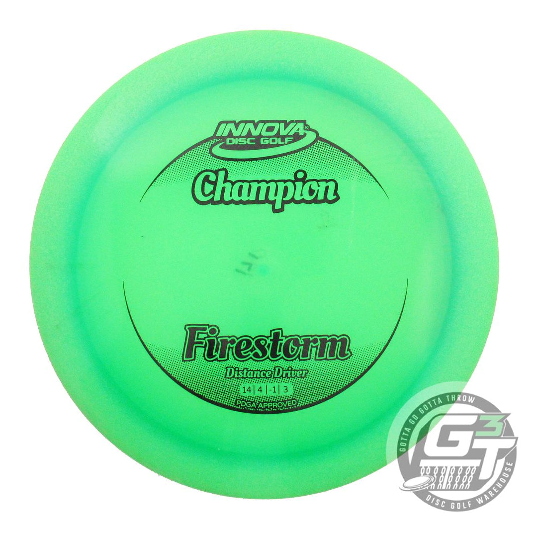 USED Innova Champion Firestorm 171g Green Black Stamp Distance Driver Golf Disc