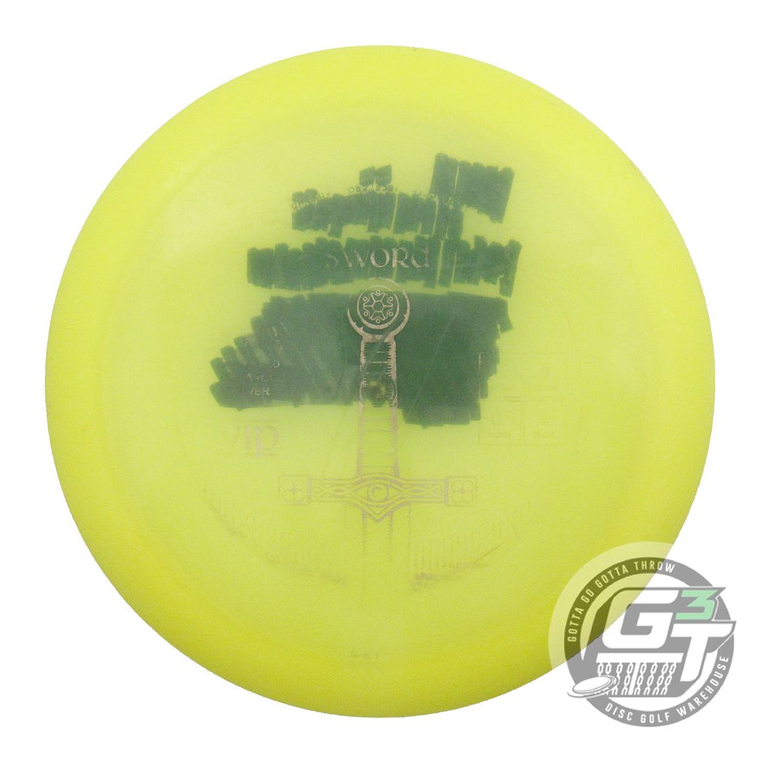 USED Westside Discs VIP Sword 173g Yellow Wiped Stamp Distance Driver Golf Disc