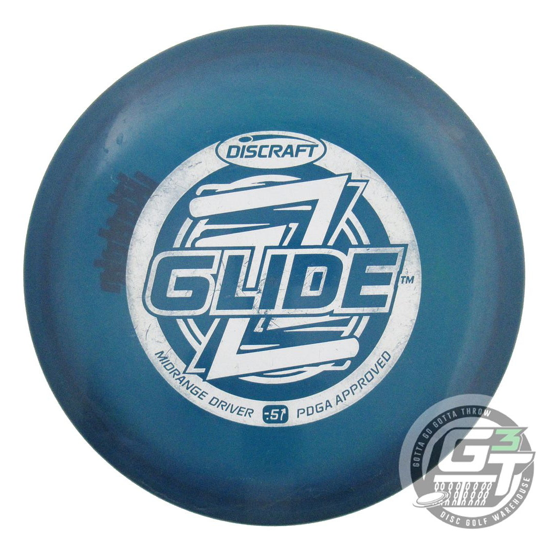 USED Discraft Z Glide 167g Blue White Stamp PFN Fairway Driver Golf Disc