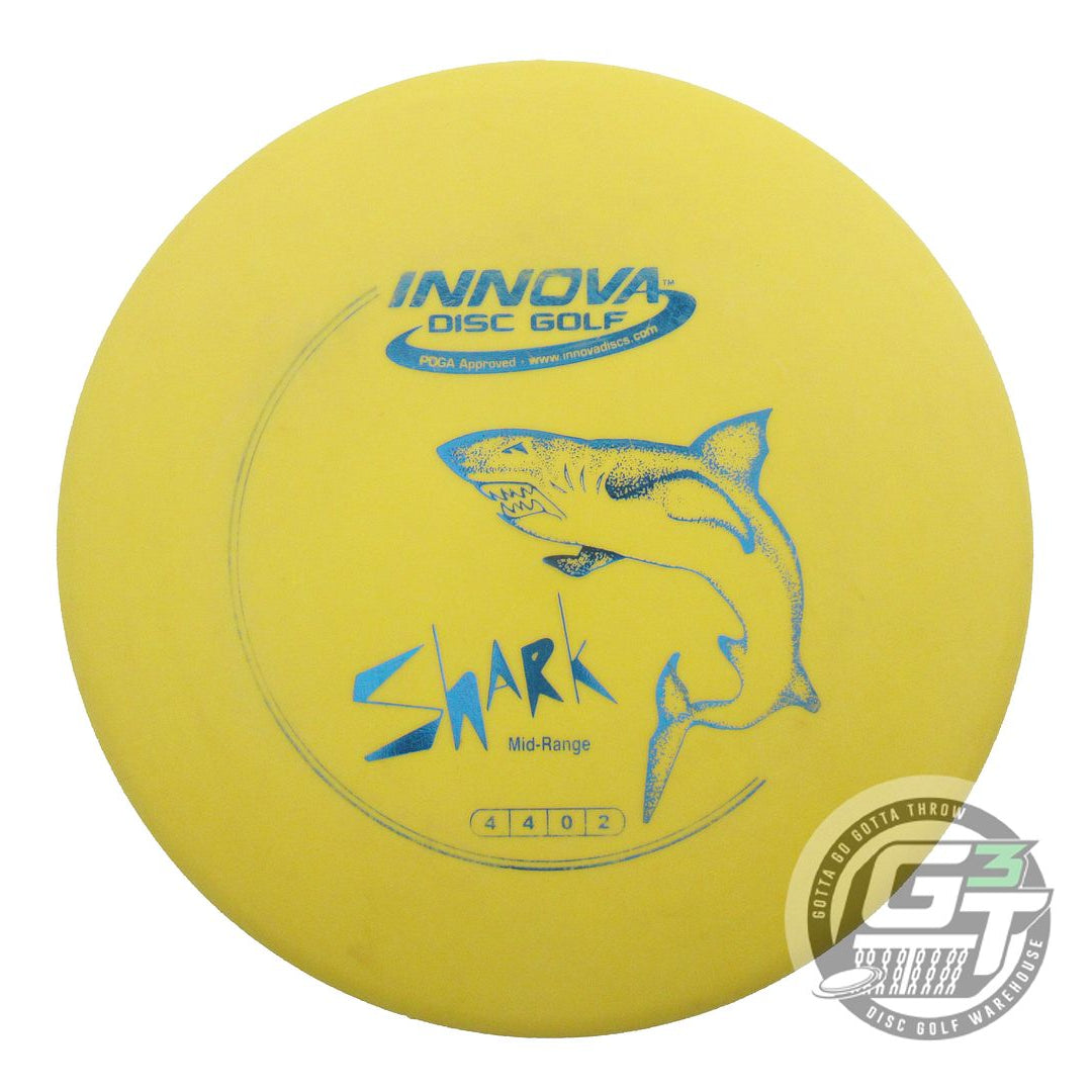 USED Innova DX Shark 150g Yellow Blue Foil Midrange Golf Disc