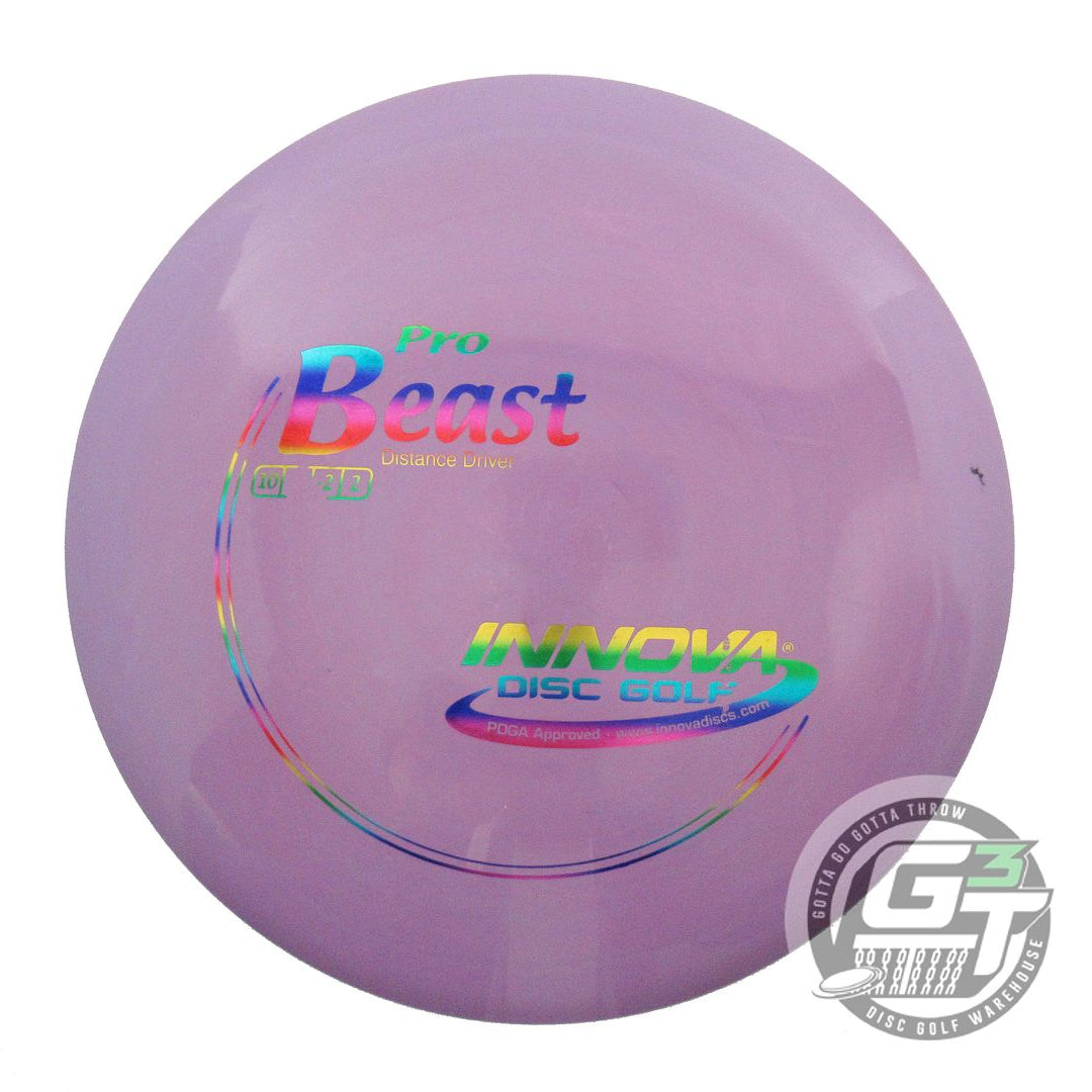 USED Innova Pro Beast 174g Purple Rainbow Foil Distance Driver Golf Disc